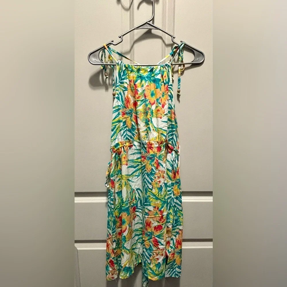NWT Hurley Women’s‎ Size Large Hawaiian Garden Kate Tie Dresss